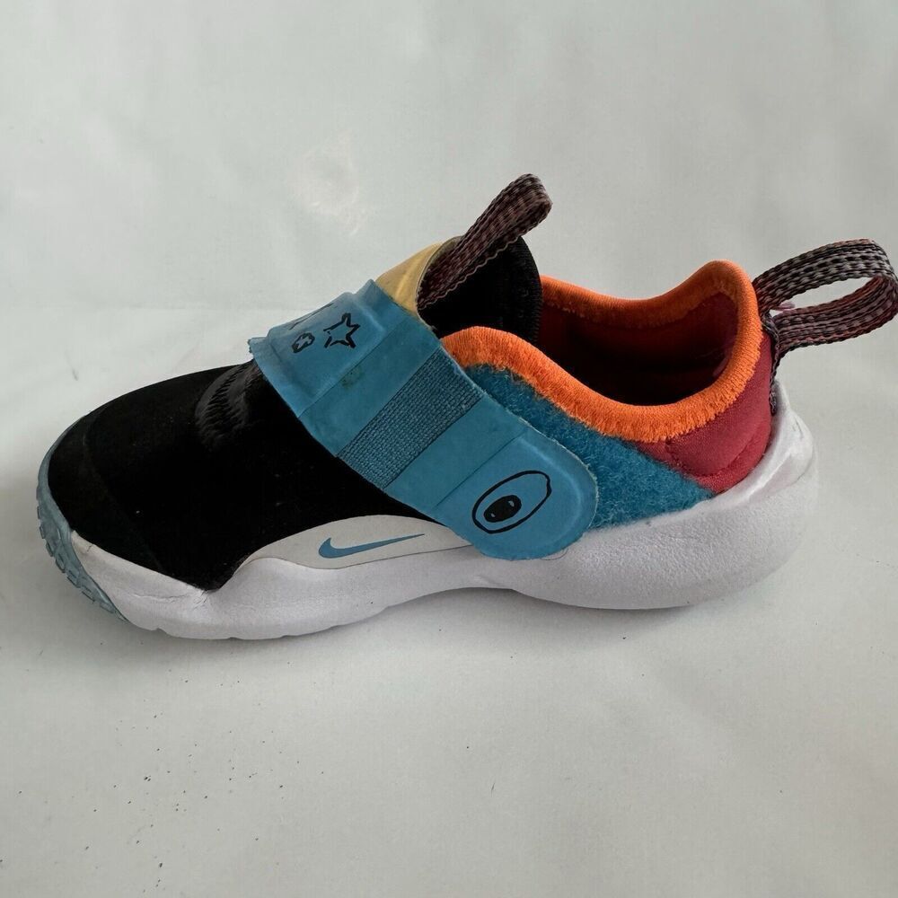 Nike Flex Advance Kids SE TD Doodles Flyease Sz 6c Toddler DZ2801-001 - Picture 4 of 12